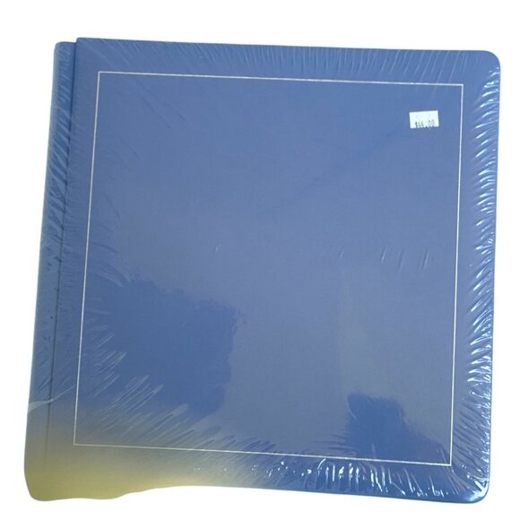 New Creative Memories Original 12x12 Scrapbook Album Sky Blue 15 Natural Pages - Picture 3 of 7